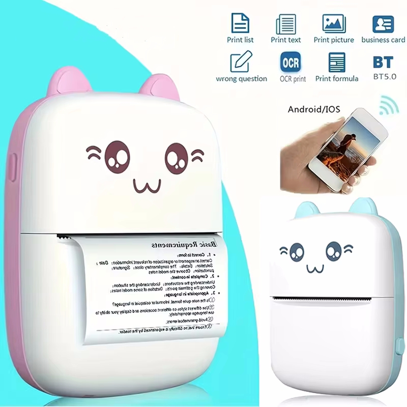 Mini portable thermal printer  - đánh giá và giá Mini Pocket Thermal Printer Paper Roll