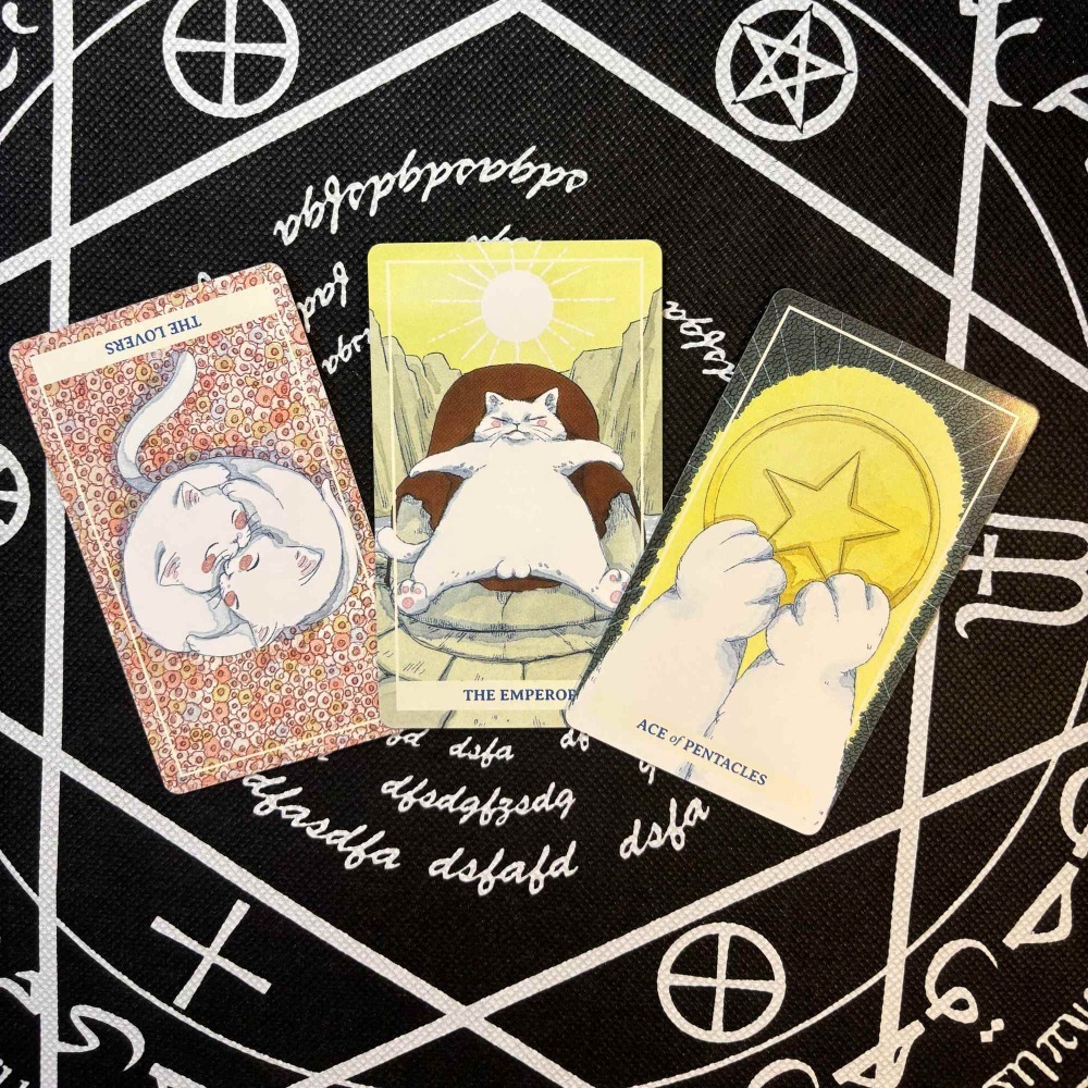 Whimsical Watercolor Feline Ka - đánh giá và giá Tarot Deck With Guidebook