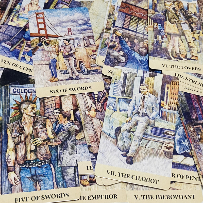 City Labyrinth Tarot Cards 78  - đánh giá và giá Tarot Deck With Guidebook