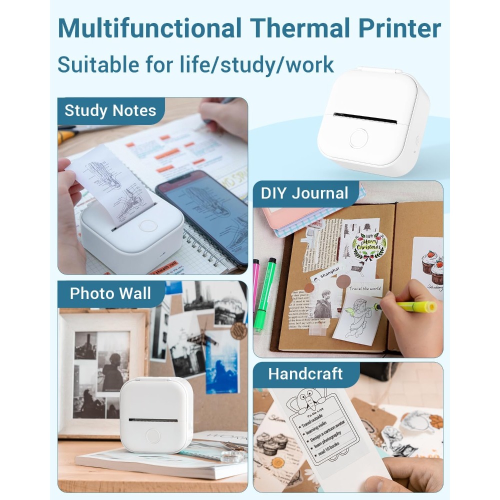 Phomemo T02 Wireless Pocket Th - đánh giá và giá Mini Pocket Thermal Printer Paper Roll