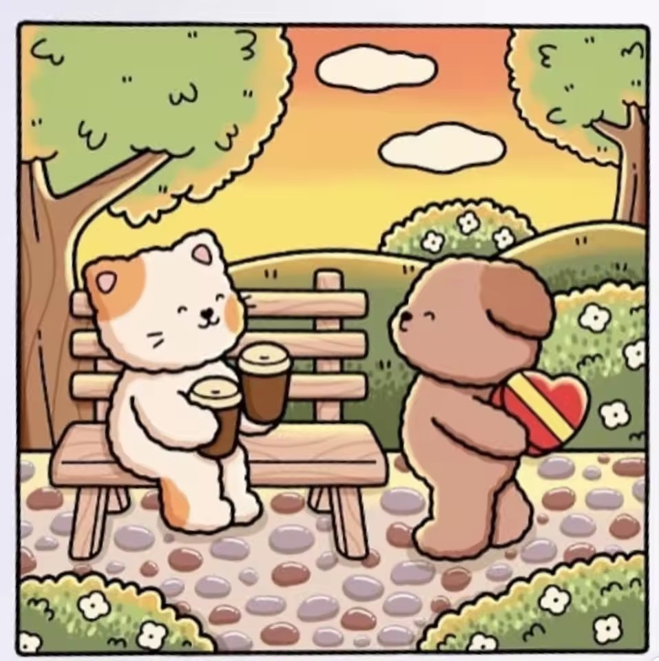 FUZZY IN LOVE Bold-easy Patter - đánh giá và giá Adult Coloring Book Stress Relief