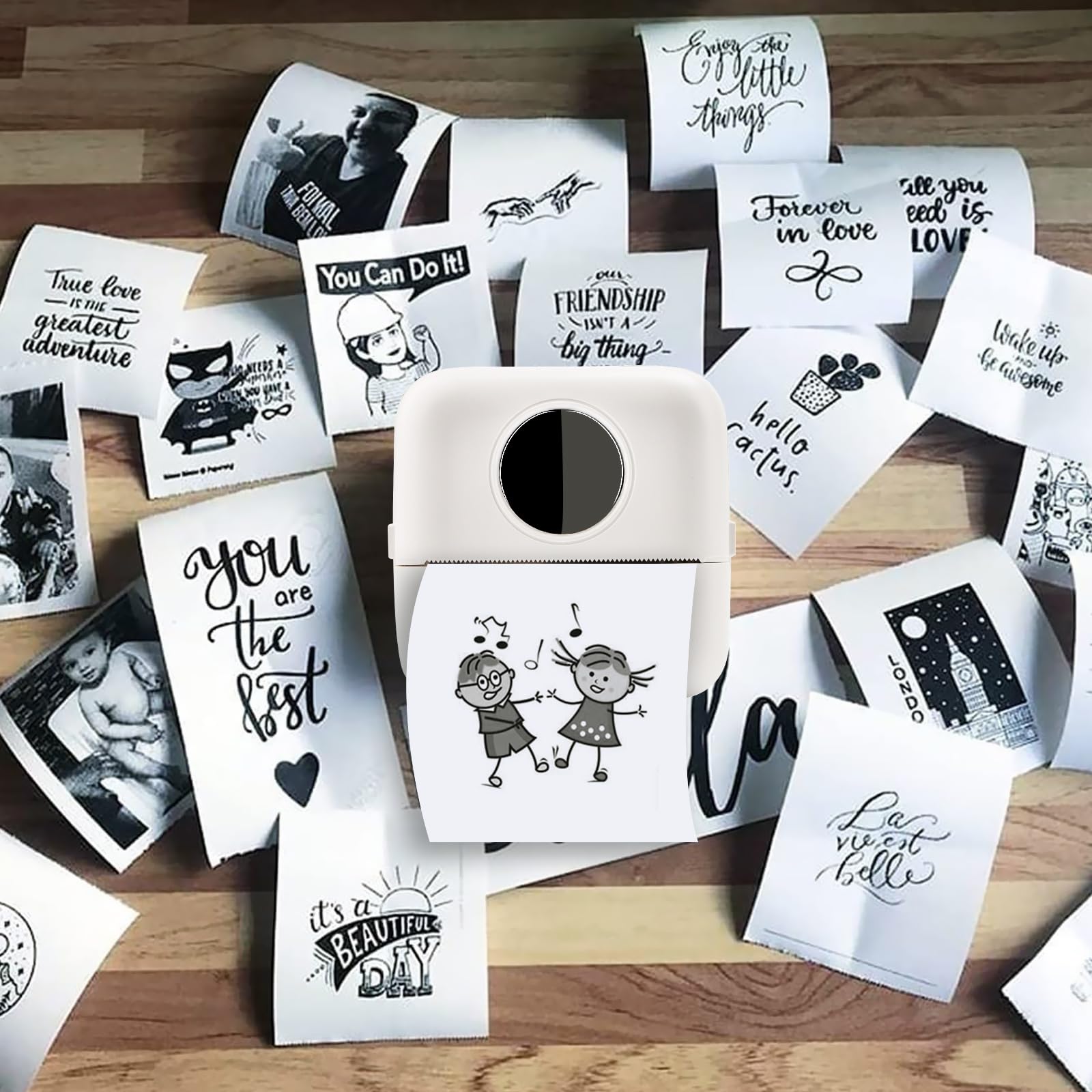 10 Rolls Thermal Inkless Print - đánh giá và giá Mini Pocket Thermal Printer Paper Roll