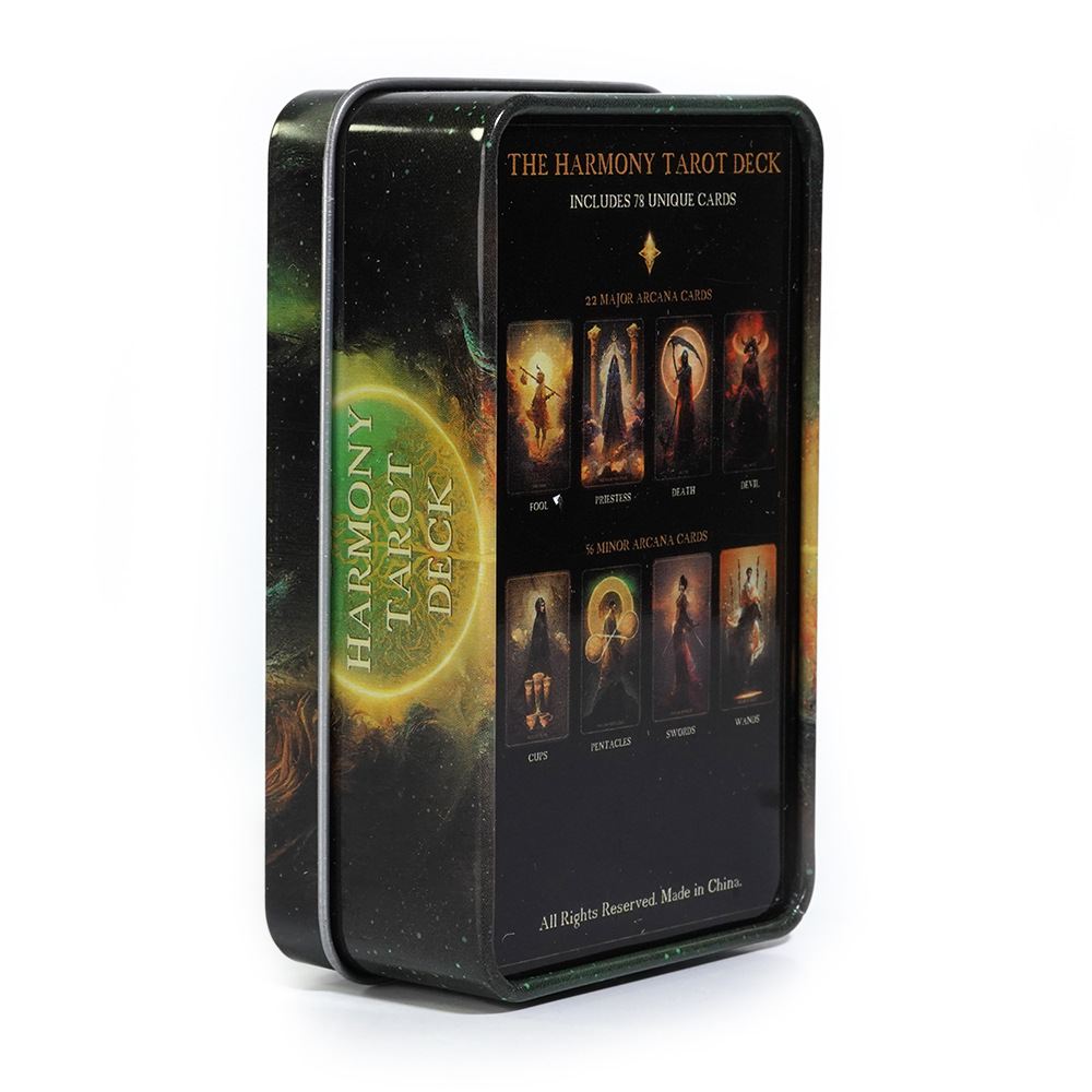 Harmony Tarot In A Tin with Gi - đánh giá và giá Tarot Deck With Guidebook