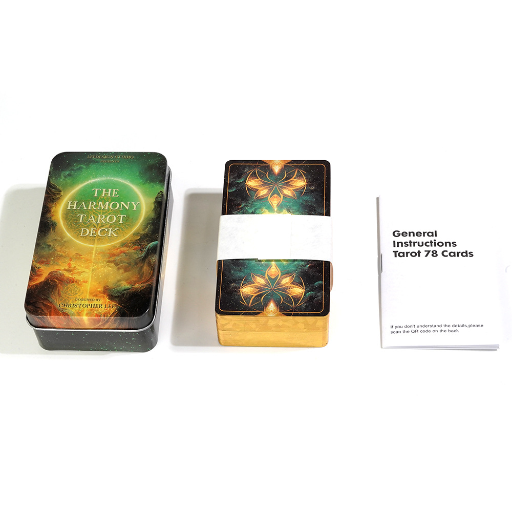 Harmony Tarot In A Tin with Gi - đánh giá và giá Tarot Deck With Guidebook