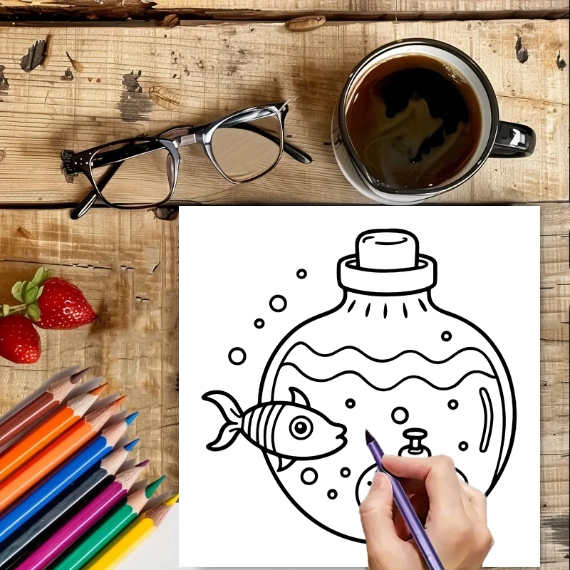 Coloring Book Magic Jar for Ad - đánh giá và giá Adult Coloring Book Stress Relief