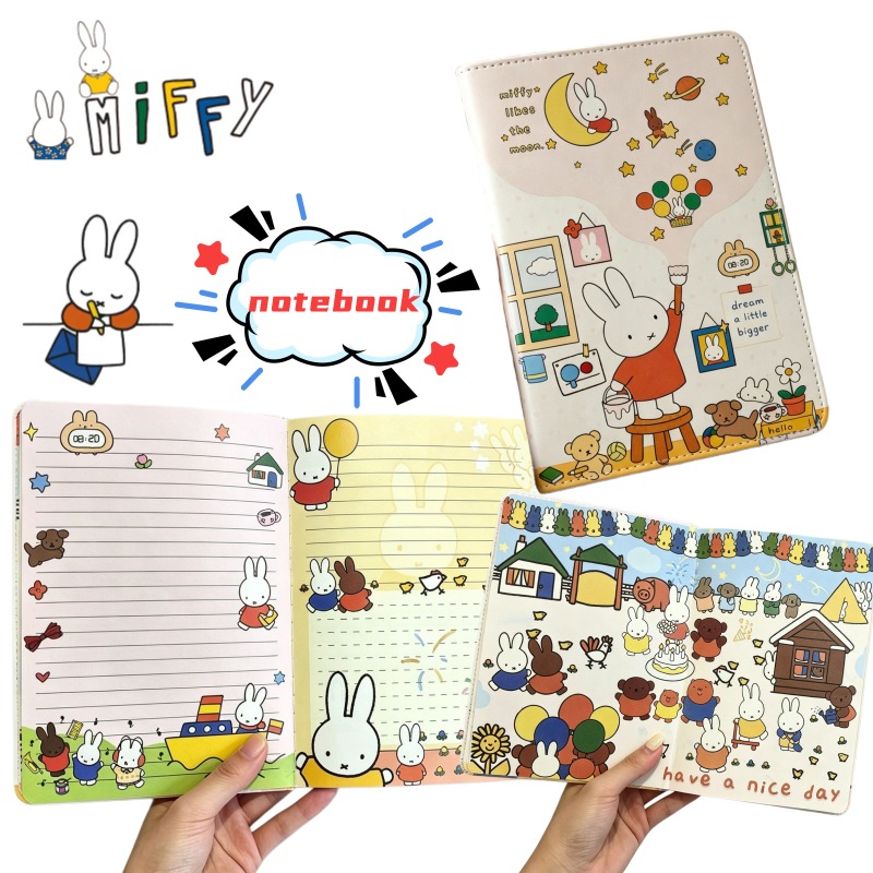 New B6 Miffy Cute Notebook Ill - đánh giá và giá Stationery Books
