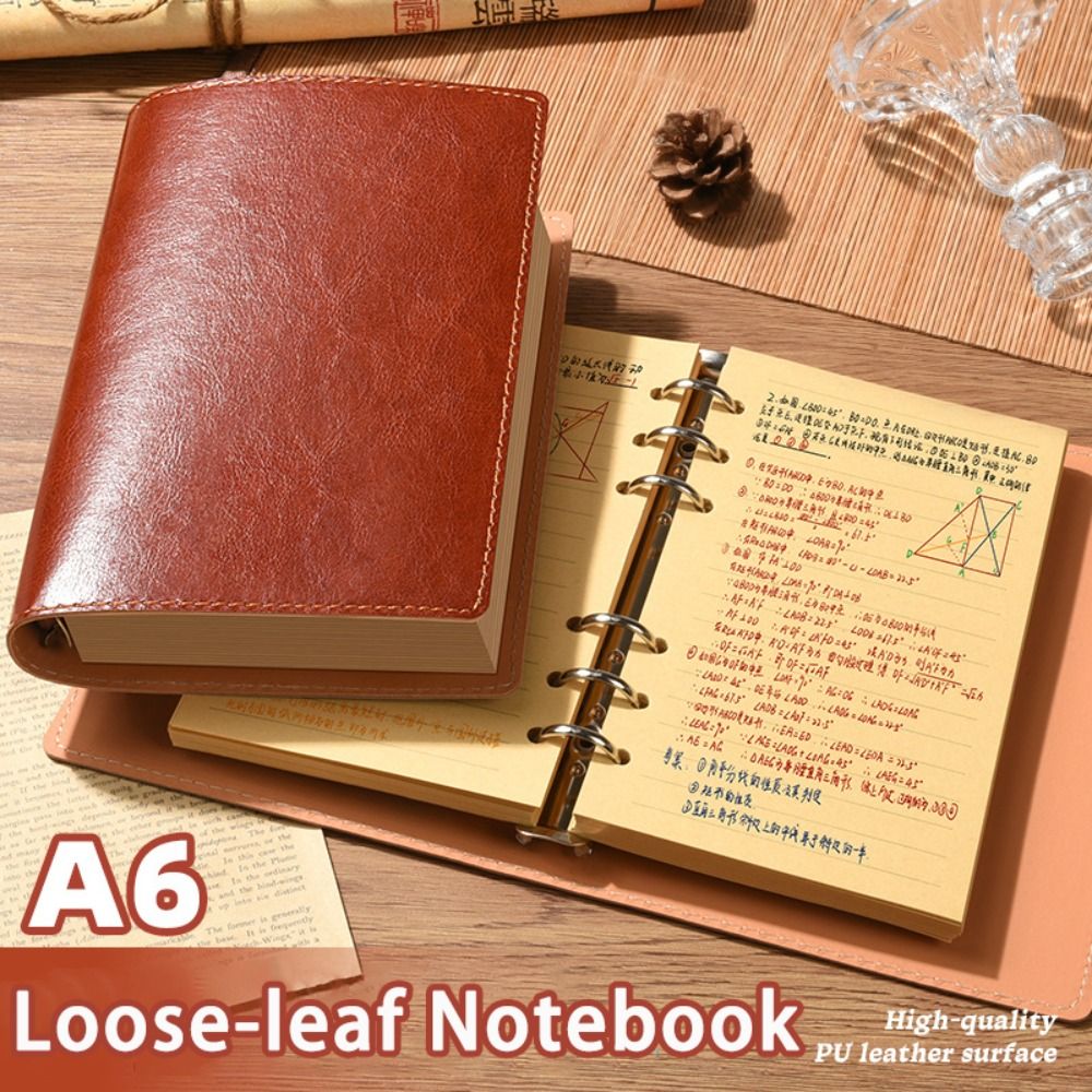 New A5/A6 Notebook Loose-leaf  - đánh giá và giá Vintage Leather Journal Notebook