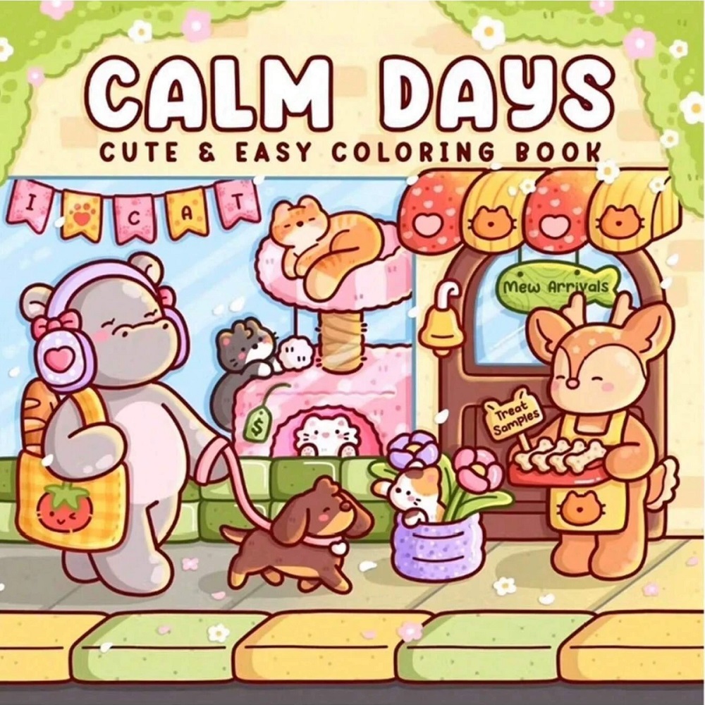 Cute Animal Stress Relief Colo - đánh giá và giá Adult Coloring Book Stress Relief