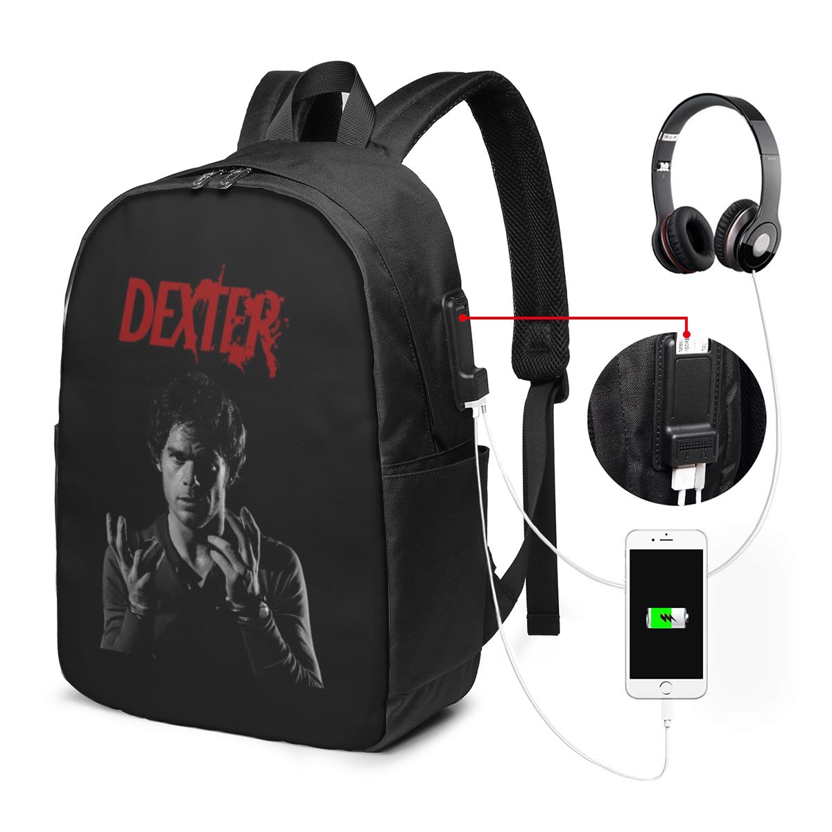 Movie Dexter Morgan Backpack T - đánh giá và giá Movies