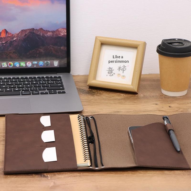 Refillable Notebook Organizer  - đánh giá và giá Vintage Leather Journal Notebook