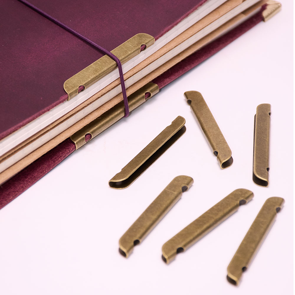 Leather Notebook Metal-Edge Pr - đánh giá và giá Vintage Leather Journal Notebook
